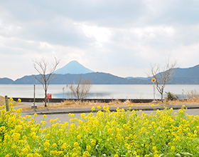 池田湖と長崎鼻